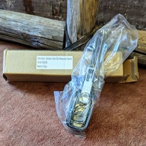 New in Box Stainless Steel Slim Measuring Spoons SKU 003X50